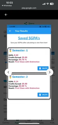 SJCE-GPA android App screenshot 1